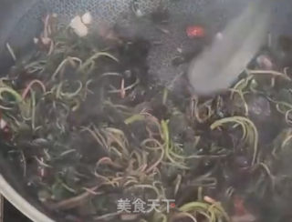 炒红苋菜的做法步骤：6