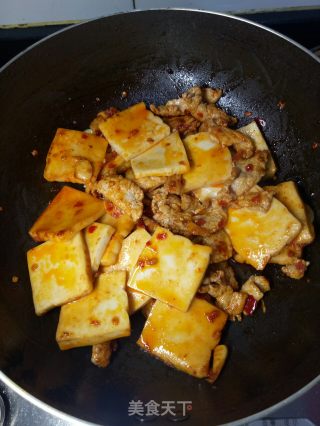 辣炒千叶豆腐的做法步骤：5
