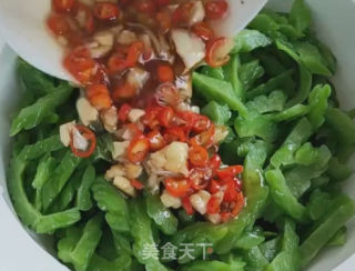 翡翠苦瓜的做法步骤：6