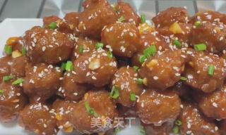 红烧肉丸子的做法步骤：9