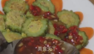酿苦瓜的做法步骤：9