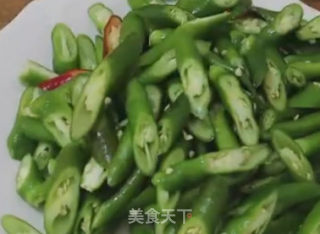 尖椒肉片的做法步骤：2