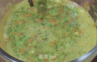 西兰花鸡蛋糕的做法步骤：4