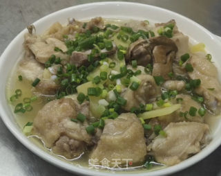 清蒸盐味鸡的做法步骤：4