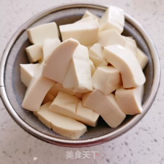 豆腐炒葱的做法步骤：4