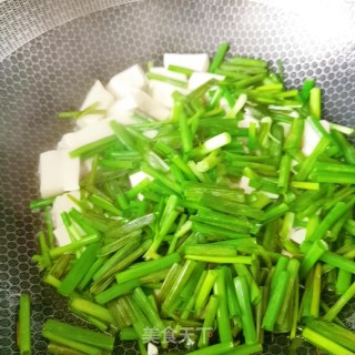 豆腐炒葱的做法步骤：7