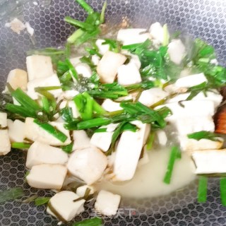 豆腐炒葱的做法步骤：8