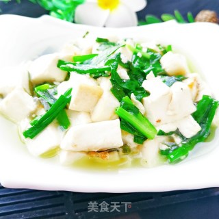 豆腐炒葱的做法步骤：9