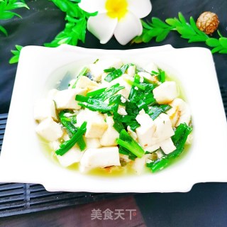 豆腐炒葱的做法步骤：10