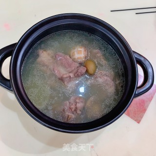 青橄榄煲筒骨鲍鱼的做法步骤：9