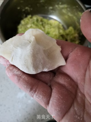 西葫芦虾仁水饺的做法步骤：18