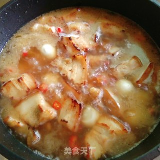 超级下饭肥而不腻的鹌鹑蛋红烧肉的做法步骤：8
