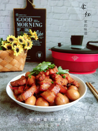 超级下饭肥而不腻的鹌鹑蛋红烧肉的做法步骤：15
