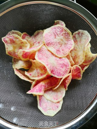 花心土豆片的做法步骤：5