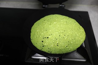 小清新香酥芝麻蛋卷的做法步骤：9