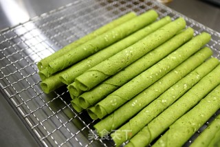 小清新香酥芝麻蛋卷的做法步骤：11