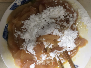 糖醋鸡胸肉的做法步骤：4