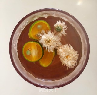 菊花青桔茶的做法步骤：4