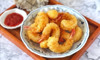 黄金脆皮虾，保证香嫩酥脆，省时便利又好吃!!!的做法步骤：6