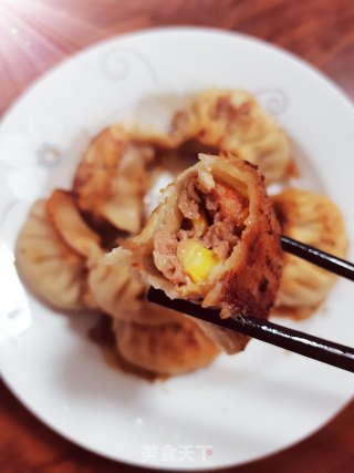 生煎鲜虾猪肉饺的做法步骤：8