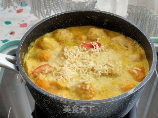 芝士咖喱丸子的做法步骤：7