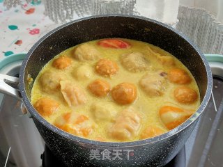 芝士咖喱丸子的做法步骤：8