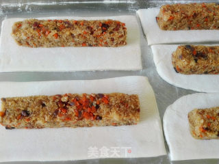 腊味糯米卷的做法步骤：6