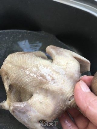 榛蘑虫草花炖鸽子的做法步骤：11