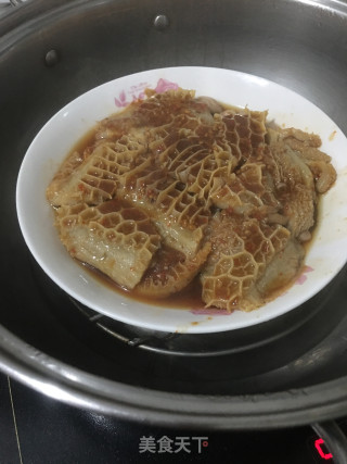广式蒸金钱肚的做法步骤：4