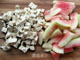 肉末豆腐西瓜酱的做法步骤：3