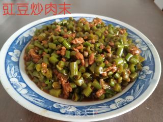 豇豆炒肉末的做法步骤：6