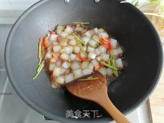 香芹炒凉粉的做法步骤：7