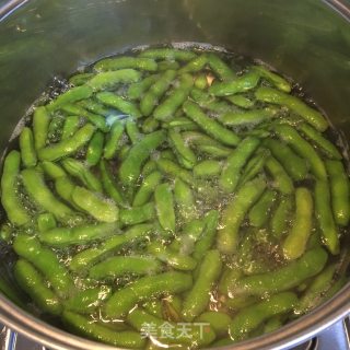 糟卤毛豆的做法步骤：3
