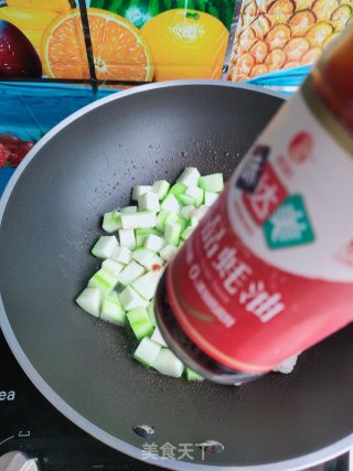 丝瓜、海蛎子烧豆腐的做法步骤：6