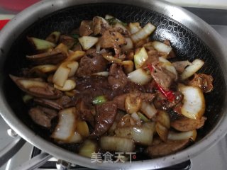 葱爆羊肝的做法步骤：6