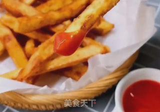 秘制薯条的做法步骤：6