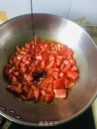 番茄炒鸡蛋的做法步骤：9
