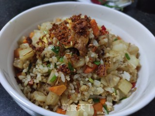 萝卜炒饭的做法步骤：10