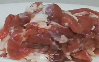 鲜菇炒肉的做法步骤：2