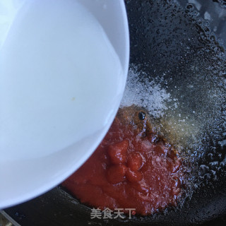 番茄酱炒虾仁的做法步骤：9