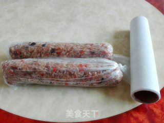 红豆沙糯米如意卷的做法步骤：4