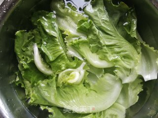 蒜泥拌生菜的做法步骤：2