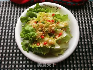 蒜泥拌生菜的做法步骤：9