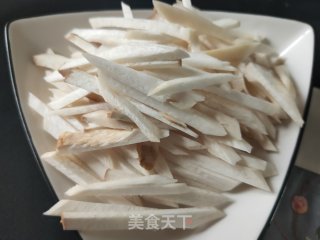 紫甘蓝炒杏鲍菇的做法步骤：3