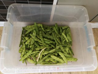 冷冻油豆角的做法步骤：1