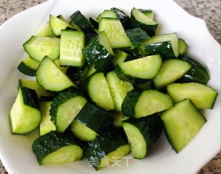 凉粉拌黄瓜#凉菜#的做法步骤：3