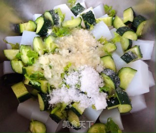 凉粉拌黄瓜#凉菜#的做法步骤：7