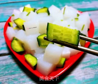 凉粉拌黄瓜#凉菜#的做法步骤：13