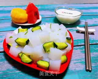 凉粉拌黄瓜#凉菜#的做法步骤：14