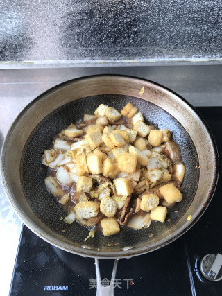 肉片白菜豆腐泡的做法步骤：9